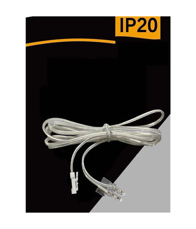 Cavo Di Collegamento Strip Led Alimentatore Per Serie Qs 2mt Ip20 S-12v-2025-120