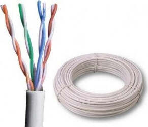 Cavo Di Rete Dati Utp Cat 6 Bobina Da 100 Mt Lan Ethernet Rj45 Intrecciato Giga Elettronica/Informatica/Accessori/Cavi e accessori/Cavi/Cavi Ethernet Trade Shop italia - Napoli, Commerciovirtuoso.it