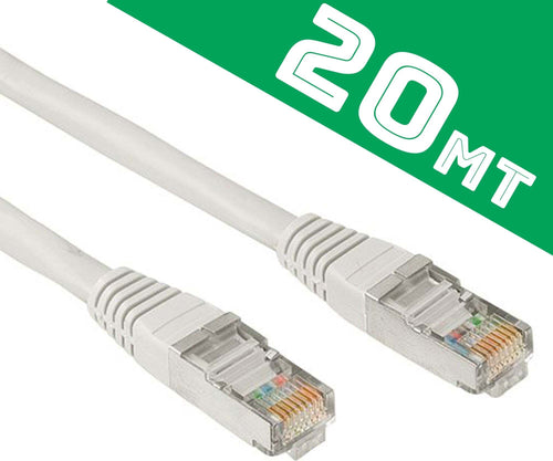 Cavo di rete Ethernet Lan RJ45 20 metri Cat5 Bobina già cablato e testato Elettronica/Informatica/Accessori/Cavi e accessori/Cavi/Cavi Ethernet Trade Shop italia - Napoli, Commerciovirtuoso.it
