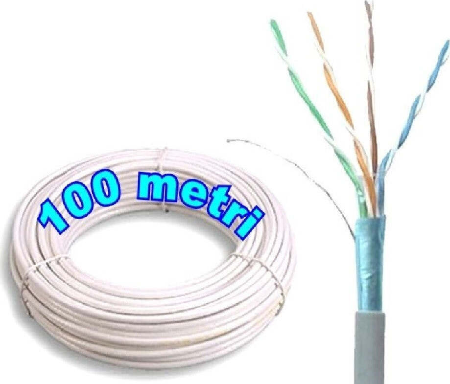 Tecline Cavo Di Rete Cat6 5 Metri Bianco - U/UTP, RJ45 Maschio-Maschio