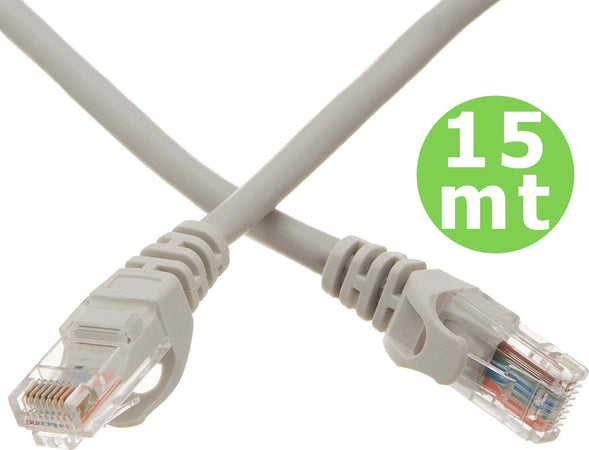 CAVO DI RETE LAN ETHERNET RJ45 15 METRI CATEGORIA 5 PROLUNGA 15MT UTP Elettronica/Informatica/Accessori/Cavi e accessori/Cavi/Cavi Ethernet Trade Shop italia - Napoli, Commerciovirtuoso.it