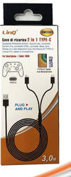Cavo Di Ricarica 2in1 Type-c Per Nintendo Switch Smartphone Controller 3mt Sw2303 Elettronica/Informatica/Periferiche di rete/Hub di rete e switch Trade Shop italia - Napoli, Commerciovirtuoso.it