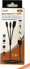 Cavo Di Ricarica 3in1 Switch Per Nintendo Switch Joy-con Smartphone 1.8mt Sw2304 Elettronica/Informatica/Periferiche di rete/Hub di rete e switch Trade Shop italia - Napoli, Commerciovirtuoso.it