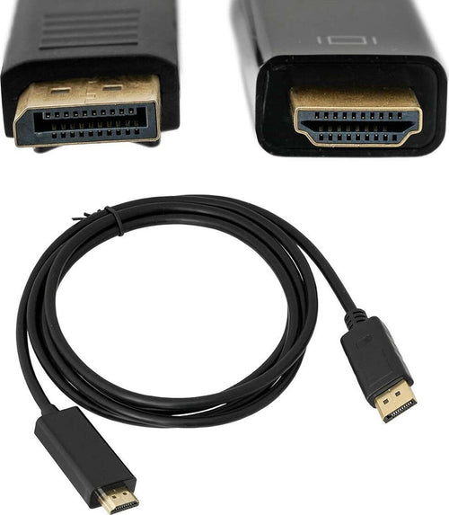 Cavo DisplayPort 2k 4k Ultra HD Maschio Maschio 1,8 metri DP Display Port to HDMI per Computer Notebook Audio e Video