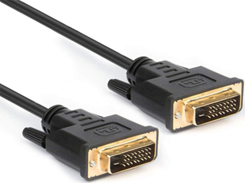 Cavo DVI-D HAMLET Dual Link 24+1 Pin Maschio-Maschio Lunghezza 180 cm per Monitor