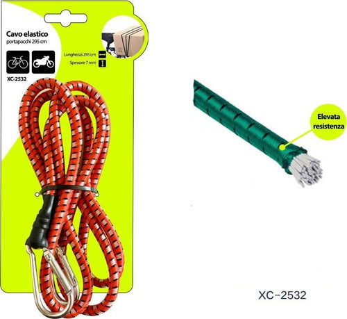 Cavo Elastico Portapacchi 295cm Per Bici Motocicletta Cinghia Imballaggi Xc-2532 Sport e Tempo Libero > Ciclismo > Sport Trade Shop italia - Napoli, Commerciovirtuoso.it