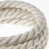Cavo elettrico in cotone grezzo cordone xl 16mm Illuminazione/Illuminazione per interni/Lampadari lampade a sospensione e plafoniere/Componenti per lampadari/Cavi elettrici per lampadari Led Mall Home - Napoli, Commerciovirtuoso.it