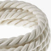 Cavo elettrico in cotone grezzo cordone xl 16mm Illuminazione/Illuminazione per interni/Lampadari lampade a sospensione e plafoniere/Componenti per lampadari/Cavi elettrici per lampadari Led Mall Home - Napoli, Commerciovirtuoso.it