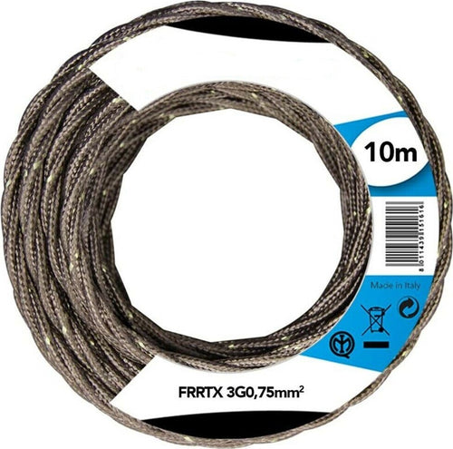 Cavo Elettrico In Tessuto Frrtx 10mt Intrecciato Per Lampada E Lampadario Bronzo Casa, arredamento e bricolage > Materiale Elettrico Trade Shop italia - Napoli, Commerciovirtuoso.it