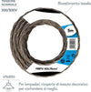 Cavo Elettrico In Tessuto Frrtx 5mt Intrecciato Per Lampada E Lampadario Bronzo Casa, arredamento e bricolage > Materiale Elettrico Trade Shop italia - Napoli, Commerciovirtuoso.it