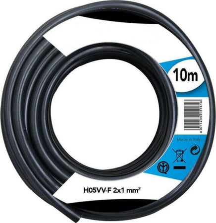 Cavo-Elettrico-Prolunga-10mt-2x1-Mm-H05vv-f-Matassa-Filo-Elettrico-Nero