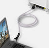 Cavo Ethernet 5M CAT7 Patch Lan Intrecciato in Nylon ad Alta Velocità Piatto Schermato RJ45 10Gbps 600MHz