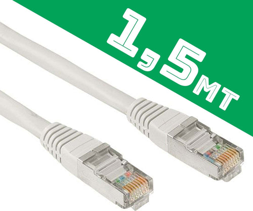CAVO ETHERNET DI RETE LAN INTERNET 1,5 METRI 1,5MT CAT5 PROLUNGA LAN RJ45 SWITCH Elettronica/Informatica/Accessori/Cavi e accessori/Cavi/Cavi Ethernet Trade Shop italia - Napoli, Commerciovirtuoso.it