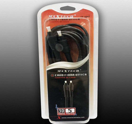 Cavo Fibra Ottica 5 Mt 3d Sound Digital Surround Audio Digitale Fo-d004 Maxtech Elettronica e telefonia > Accessori Audio e Video > Cavi Audio e Video Trade Shop italia - Napoli, Commerciovirtuoso.it