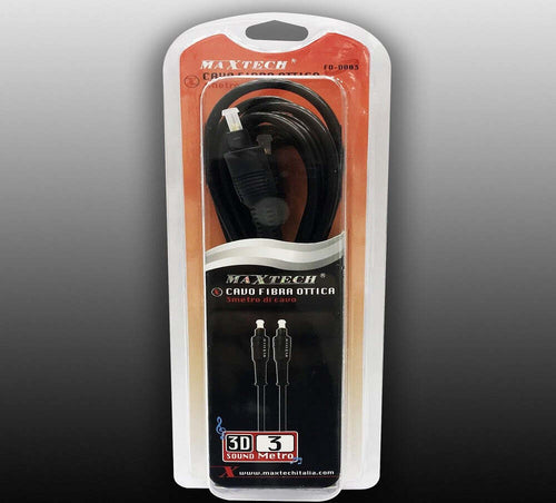 Cavo Fibra Ottica Da 3 Metri Digital Surround Audio Digitale 3d Maxtech Fo-d003 Elettronica e telefonia > Accessori Audio e Video > Cavi Audio e Video Trade Shop italia - Napoli, Commerciovirtuoso.it