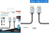 Cavo Hdmi 2.0 4k Ultra Hd 1 Mt High Speed 18gb/s Audio Video Cavetto Hd2.0-1.0m Elettronica e telefonia > Accessori Audio e Video > Cavi Audio e Video Trade Shop italia - Napoli, Commerciovirtuoso.it