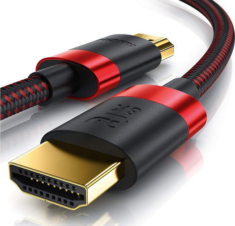 Cavo HDMI 8K 4K 2.1 da 5 Metri 60Hz - 240Hz 48 Gbps 3D Ultra High Speed con Ethernet per TV Blu-ray PS5 Xbox Series X Switch