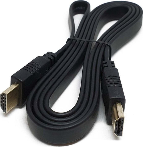 Cavo HDMI Maschio Maschio Flate Piatto Schiacciato 1,5 Metri per PC Monitor Notebook DVR Decoder Proiettore