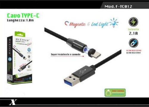 Cavo Magnetico Ricarica Dati Per Huawei 1mt Connettore Type-c Maxtech F-tc012 Cavi Smartphone Trade Shop italia - Napoli, Commerciovirtuoso.it