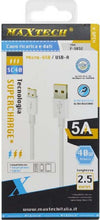 Cavo-Micro-Usb-2.5mt-Supercharge-Ricarica-Rapida-5a-Dati-Smartphone-F-s032-Tablet