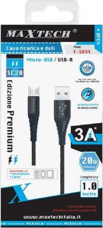 Cavo-Micro-Usb-A-Usb-a-Premium-Trasferimento-Dati-Ricarica-1mt-Smartphone-F-s034