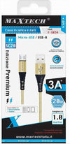 Cavo-Micro-Usb-A-Usb-a-Premium-Trasferimento-Dati-Ricarica-1mt-Smartphone-F-s034