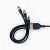 Cavo nylon 100W 3 in 1 fast charge