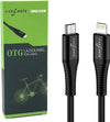 Cavo OTG di ricarica iOS eBIKE 35 cm di lunghezza Micro Usb to Lightning per Bosch Intuvia, Kiox, Nyon (vecchio) Display per Yamaha Display C, Display X