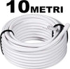 Cavo-Prolunga-10mt-Coassiale-Tv-Antenna-Digitale-Terrestre-75ohm-Cablato-Bianco