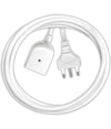 Cavo Prolunga Elettrica Da 7 Metri Con Spina Da 16a Presa Bipasso 10a 16a Bianco