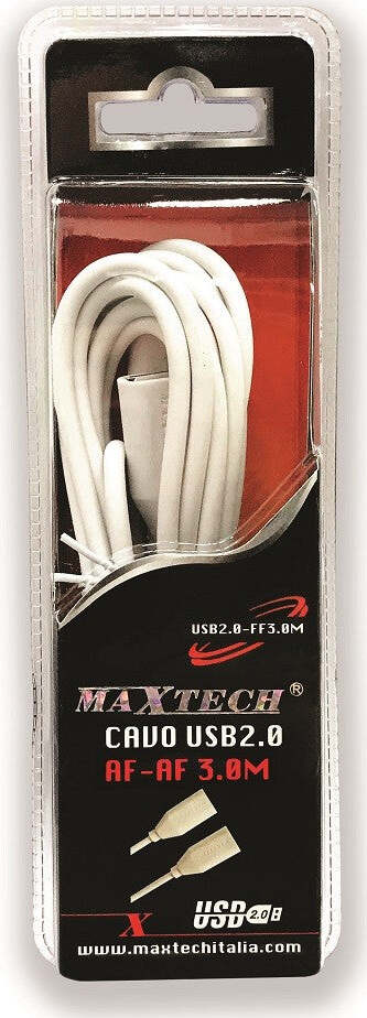 Cavo Prolunga Estensione Usb 2.0 Femmina A Femmina 3 Metri Maxtech Usb2.0-ff3.0m Informatica e Videogiochi > Accessori PC > Accessori USB Trade Shop italia - Napoli, Commerciovirtuoso.it