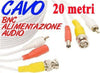 CAVO PROLUNGA TELECAMERA RCA BNC AUDIO VIDEO ALIMENTAZIONE 10 20 30 50 METRI Elettronica/Home Cinema TV e video/Accessori/Cavi/Connettori RCA Trade Shop italia - Napoli, Commerciovirtuoso.it