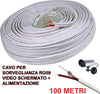 Cavo Prolunga Telecamera Video Alimentazione Schermato 100 Mt Videosorveglianza Elettronica/Home Cinema TV e video/Accessori/Cavi/Cavi coassiali Trade Shop italia - Napoli, Commerciovirtuoso.it