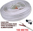 Cavo Prolunga Telecamera Video Alimentazione Schermato 100 Mt Videosorveglianza Elettronica/Home Cinema TV e video/Accessori/Cavi/Cavi coassiali Trade Shop italia - Napoli, Commerciovirtuoso.it