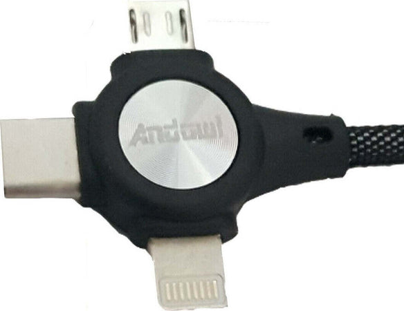 Cavo Ricarica Dati 3 In 1 Micro Usb Lightning Type C Smartphone 2.4a Fast Charge Cavi Smartphone Trade Shop italia - Napoli, Commerciovirtuoso.it