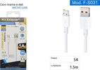 Cavo Ricarica Rapida Dati Micro Usb / Usb-a 5a Cavetto Smartphone 1.5 Mt F-s031 Elettronica e telefonia > Telefonia Fissa e Mobile > Accessori Smartphone > Cavi Smartphone Trade Shop italia - Napoli, Commerciovirtuoso.it