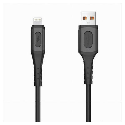 Cavo Ricarica Super Trasmissione Dati Usb A Lightning 3a 1mt Iphone Ipad F-ip052