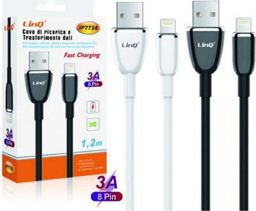 Cavo Ricarica Veloce Trasferimento Dati Iphone 8pin Lightning Usb 3a 1.2mt Ip7724 Elettronica/Cellulari e accessori/Accessori/Cavi e adattatori/Cavi Lightning Trade Shop italia - Napoli, Commerciovirtuoso.it