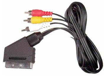 CAVO SCART 21 POLI USCITA RCA