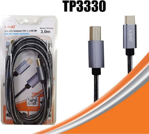 Cavo Stampante Da Type-c A Usb Bm Per Organo Elettronico Computer 3 Mt Tpc3330 Elettronica/Informatica/Accessori/Cavi e accessori/Cavi/Cavi USB Trade Shop italia - Napoli, Commerciovirtuoso.it
