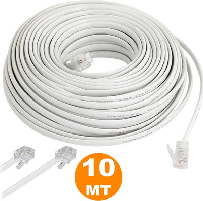 CAVO TELEFONICO MT 10 METRI 10 RJ11 MODULARE TELEFONO MODEM PLUG ADSL Elettronica/Telefonia fissa e accessori/Accessori/Cavi Trade Shop italia - Napoli, Commerciovirtuoso.it