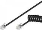 Cavo telefonico spiralato per cornetta 4mt RJ10 4P4C Nero Elettronica/Telefonia fissa e accessori/Accessori/Cavi Scontolo.net - Potenza, Commerciovirtuoso.it