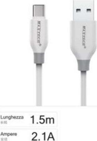 Cavo Trasferimento Dati Ricarica Usb Type-c 2.1a 1,5metri Per Smartphone F-tc016 Elettronica e telefonia > Telefonia Fissa e Mobile > Accessori Smartphone > Cavi Smartphone Trade Shop italia - Napoli, Commerciovirtuoso.it