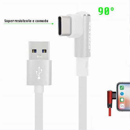 Cavo-Type-c-90°-Usb-2.1a-Ricarica-Dati-Compatibile-Con-Huawei-1mt-Maxtech-F-tc013