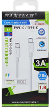 Cavo Type-c /type-c Ricarica Veloce 3a 1mt Trasferimento Dati Smartphone F-tc025 Elettronica e telefonia > Telefonia Fissa e Mobile > Accessori Smartphone > Cavi Smartphone Trade Shop italia - Napoli, Commerciovirtuoso.it