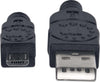 Cavo-USB-2.0-A-maschio/Micro-B-maschio-0,5m-Nero-Manhattan