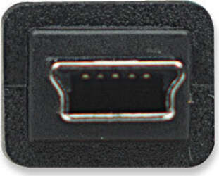 Cavo-USB-2.0-A-maschio/mini-B-5-pin-maschio-0,3-m-Nero-Manhattan