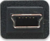 Cavo-USB-2.0-A-maschio/mini-B-5-pin-maschio-0,3-m-Nero-Manhattan