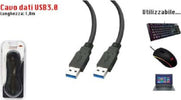 Cavo Usb 3.0 Connettori Maschio/maschio 1.8 Mt Alta Velocita' Maxtech Usb3.0-1.8m Informatica e Videogiochi > Accessori PC > Adattatori e Convertitori Trade Shop italia - Napoli, Commerciovirtuoso.it