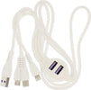 Cavo Usb 5 In 1 40 Cm Ricarica Rapida Trasferimento Dati 3.1a 2 Porte Usb Q-a35 Elettronica/Cellulari e accessori/Accessori/Cavi e adattatori/Cavi USB Trade Shop italia - Napoli, Commerciovirtuoso.it